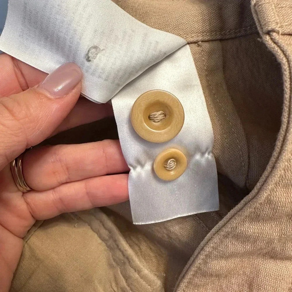 COS women’s regular chino trouser pants khaki jeans straight leg size 8 - Picture 7 of 10